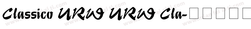 Classico URW URW Cla字体转换